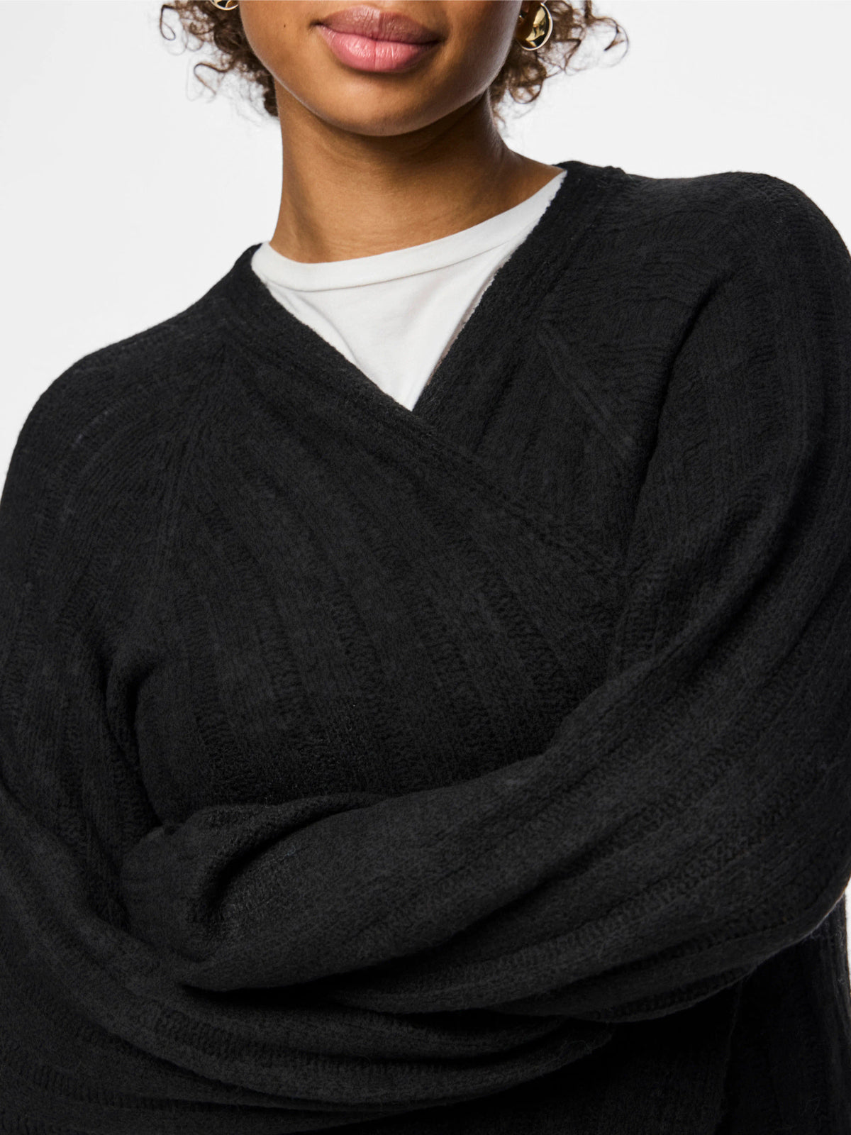 PIECES Black Cardigan,Striktrøje - 17150959