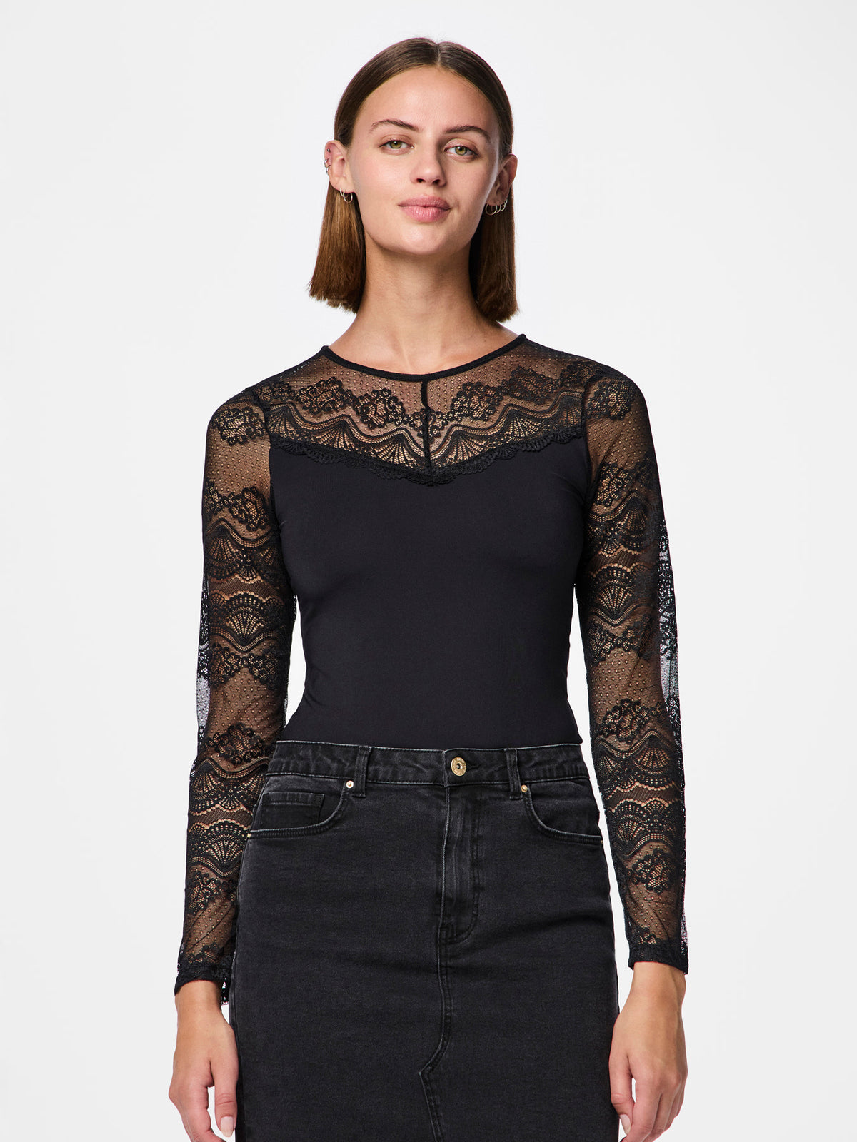 PIECES Black Top - 17151126