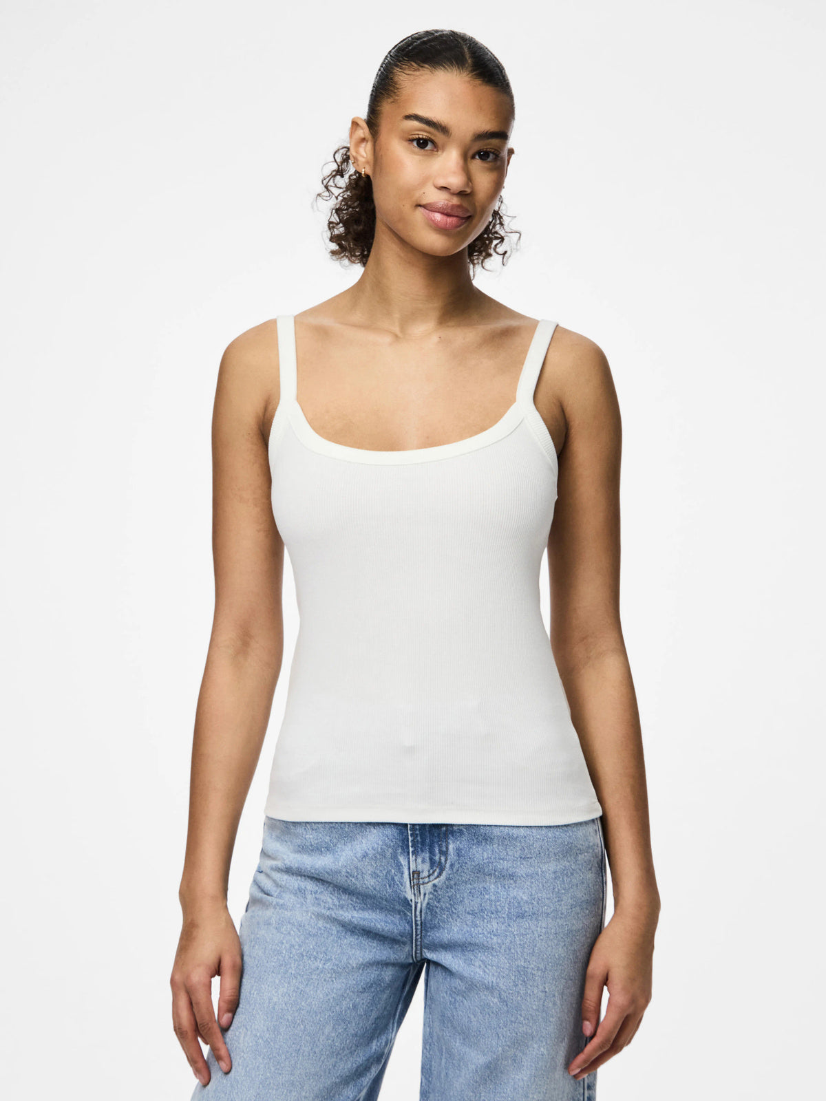 Hvid Top fra PIECES - 17154482