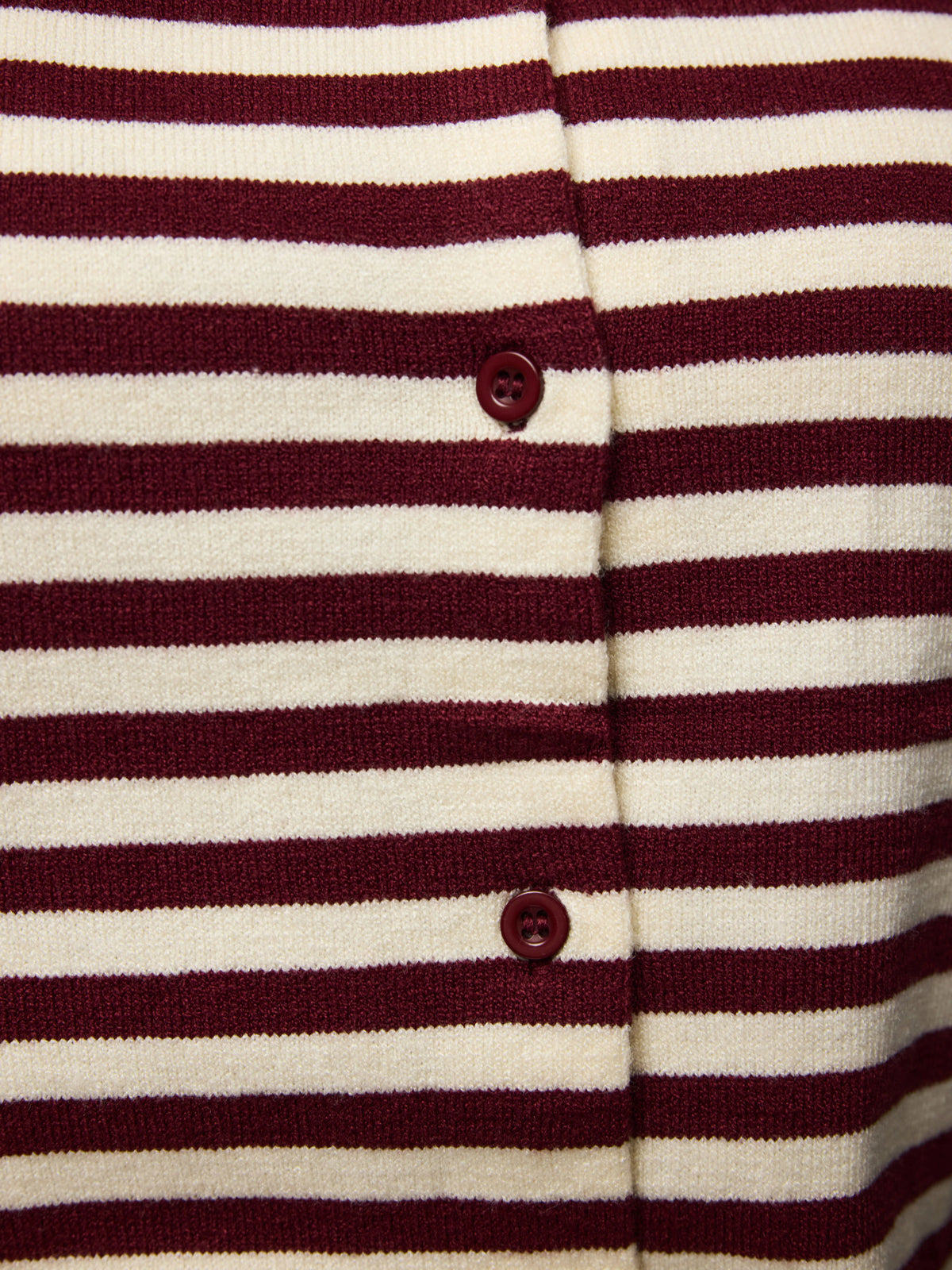 Rød Striktrøje fra PIECES - 17154558