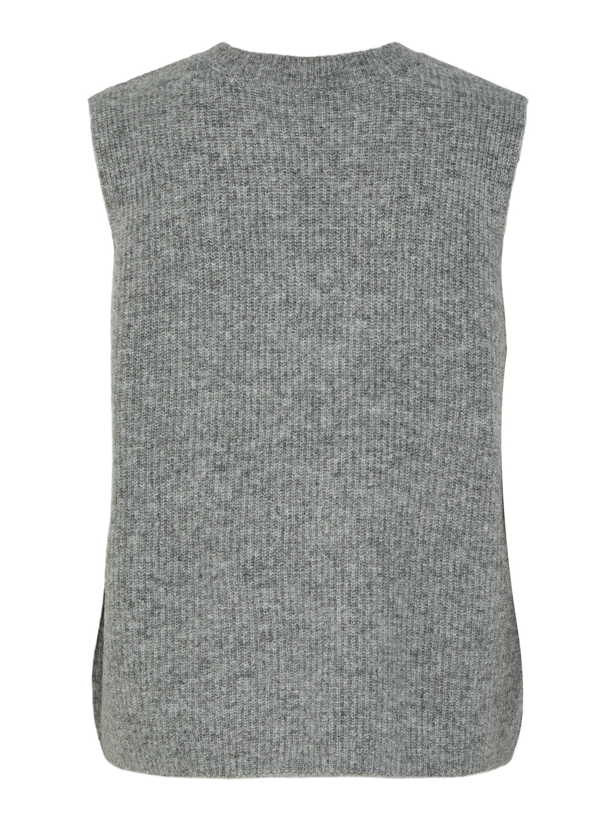 Grå Striktrøje fra PIECES - 17156680