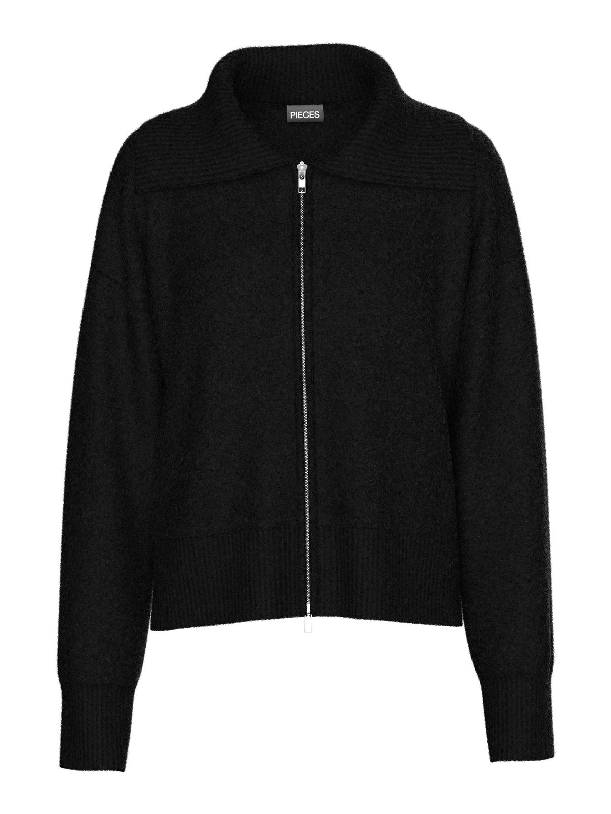 PIECES Black Cardigan,Striktrøje - 17158787