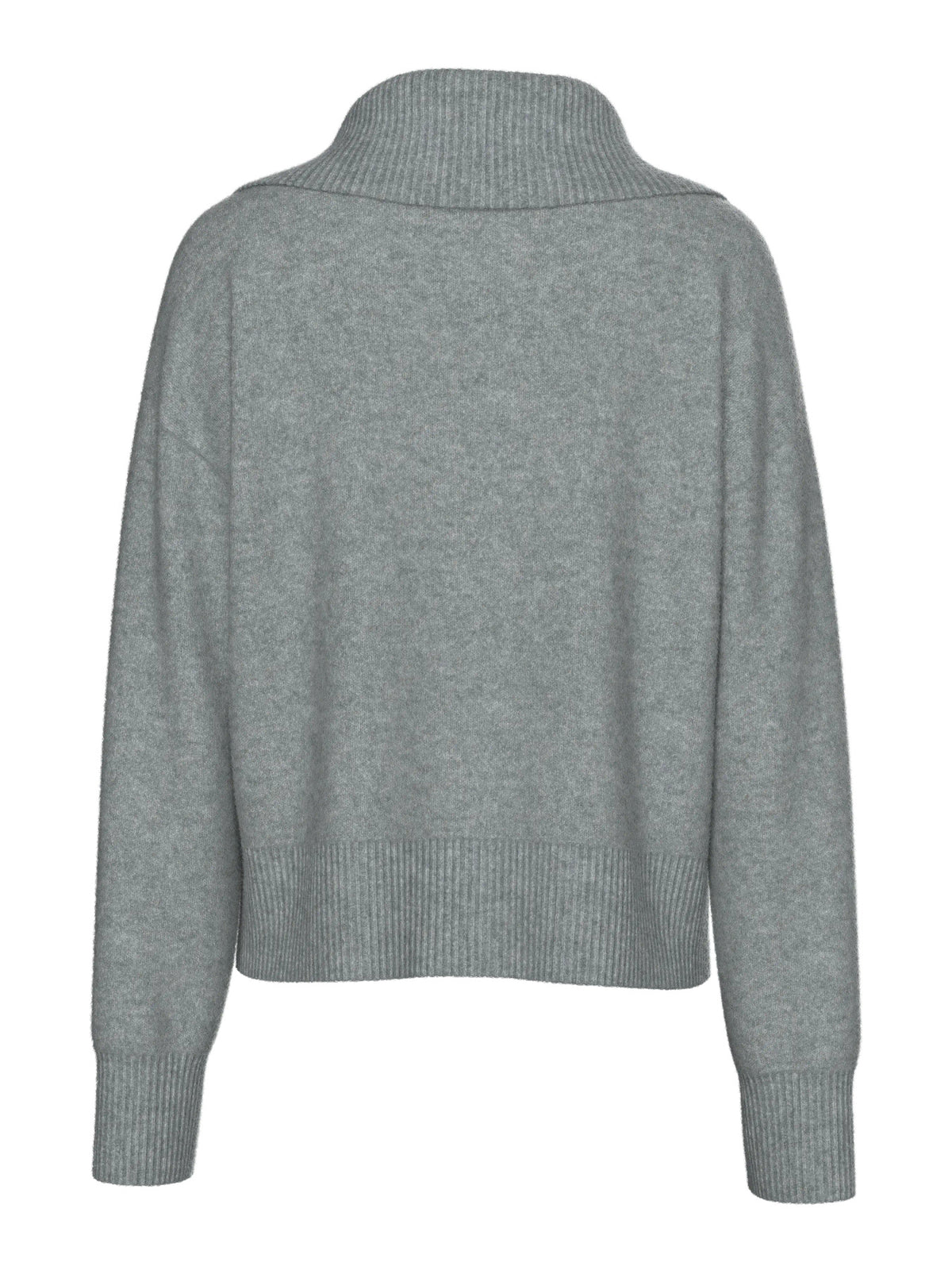 PIECES Medium Grey Melange Cardigan,Striktrøje - 17158787