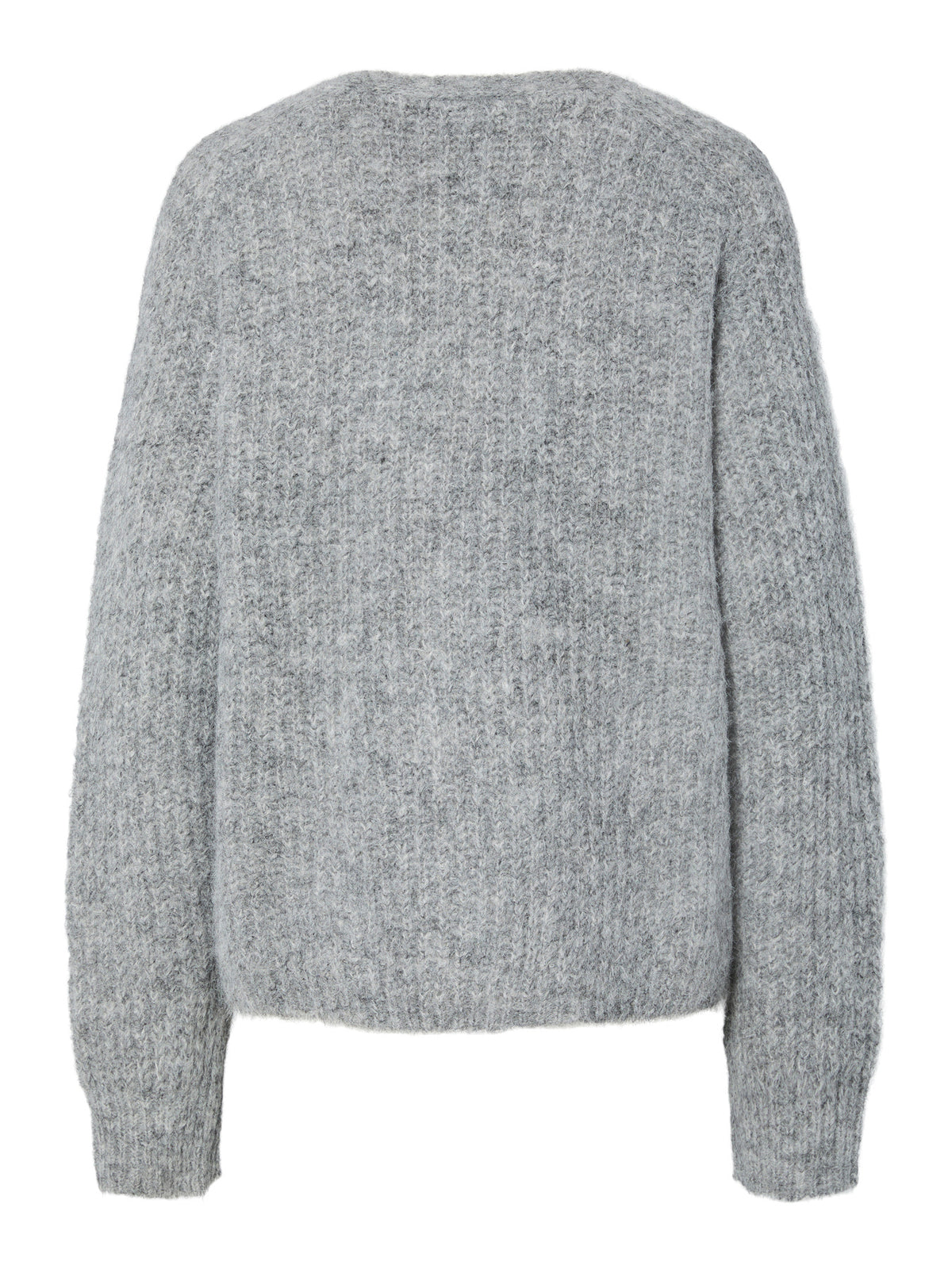 PIECES Medium Grey Melange Cardigan,Striktrøje - 17158926