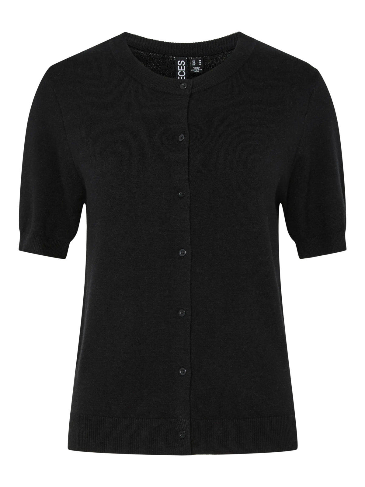 Black Striktrøje fra PIECES - 17162045