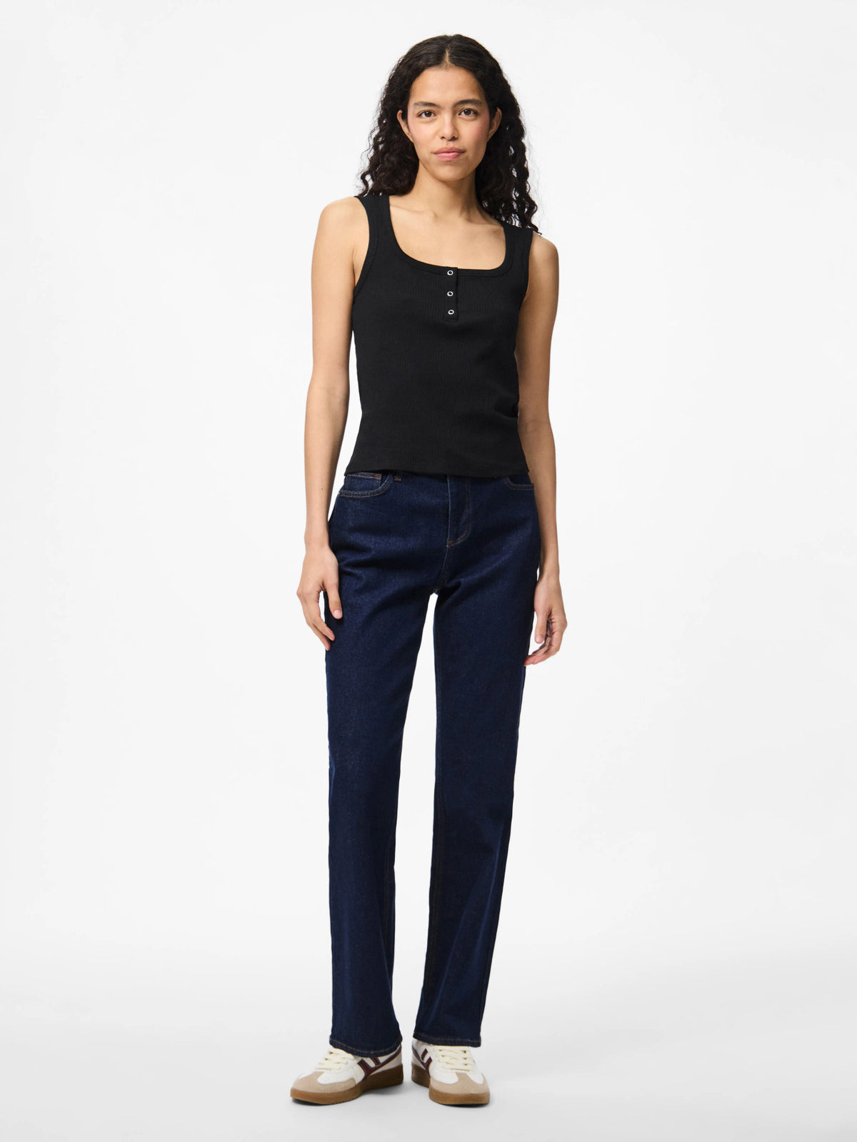 Sort Top fra PIECES - 17163782