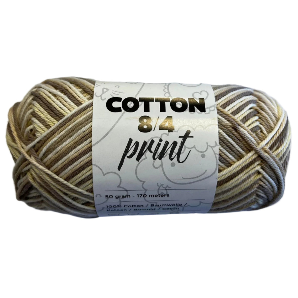 Cotton yarn Farmers Yarn print 8/4 50 g. color 11