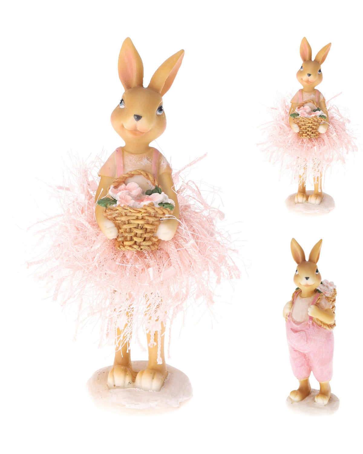 Rabbit figurine boy or girl 13 cm