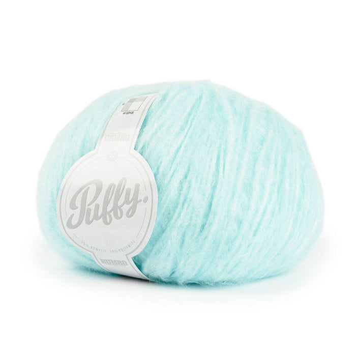 Bumbo Puffy Akryl mix. 100g. fv. 04 Mint