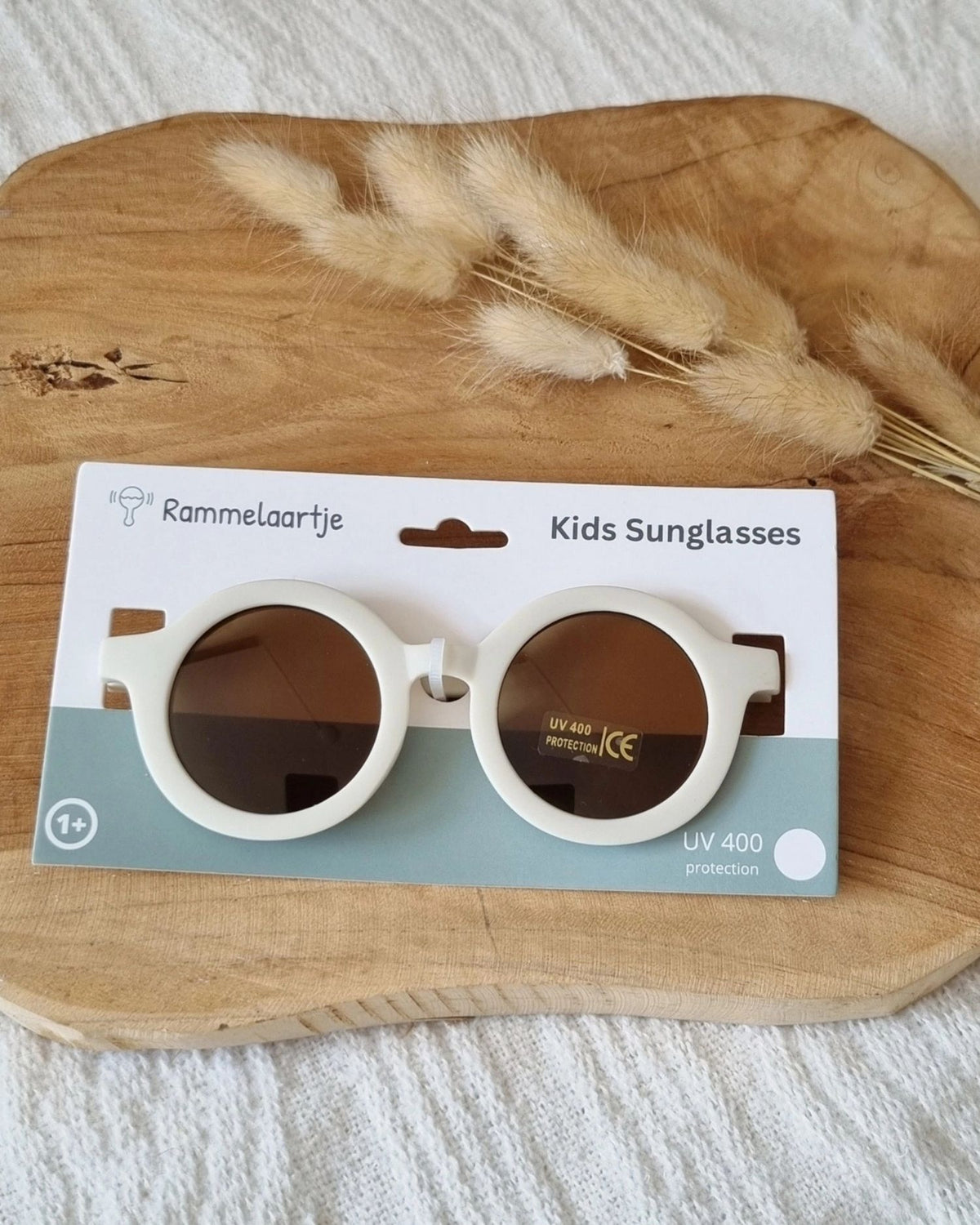 Sunglasses for children - UV400 Round - Beige