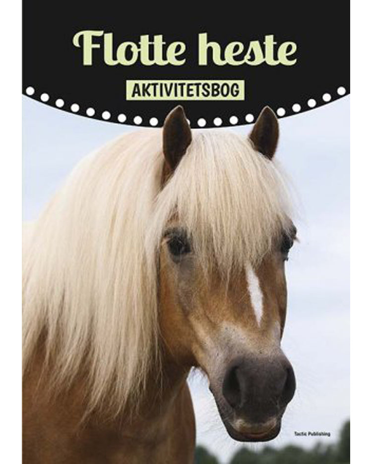 Coloring book Beautiful horses