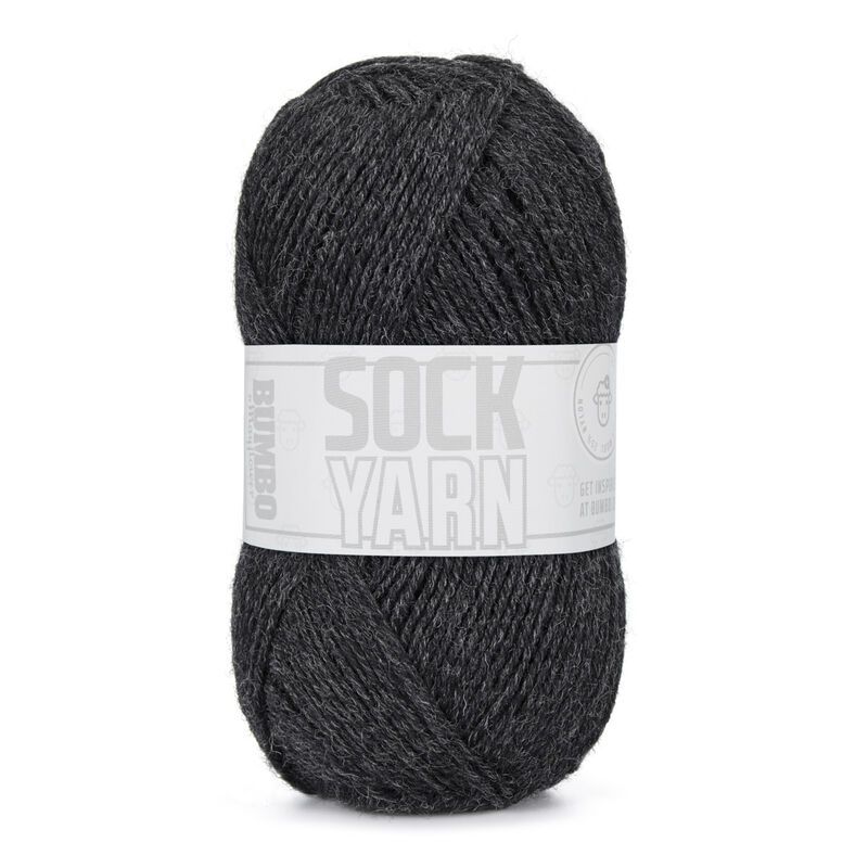 Bumbo Strømpegarn fv.102 - Koksgrå 50g