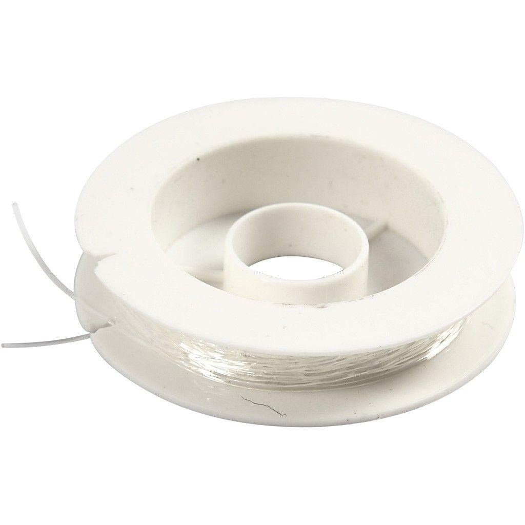 Elastiksnor 0,5 mm- Transparent 10 meter - Rund