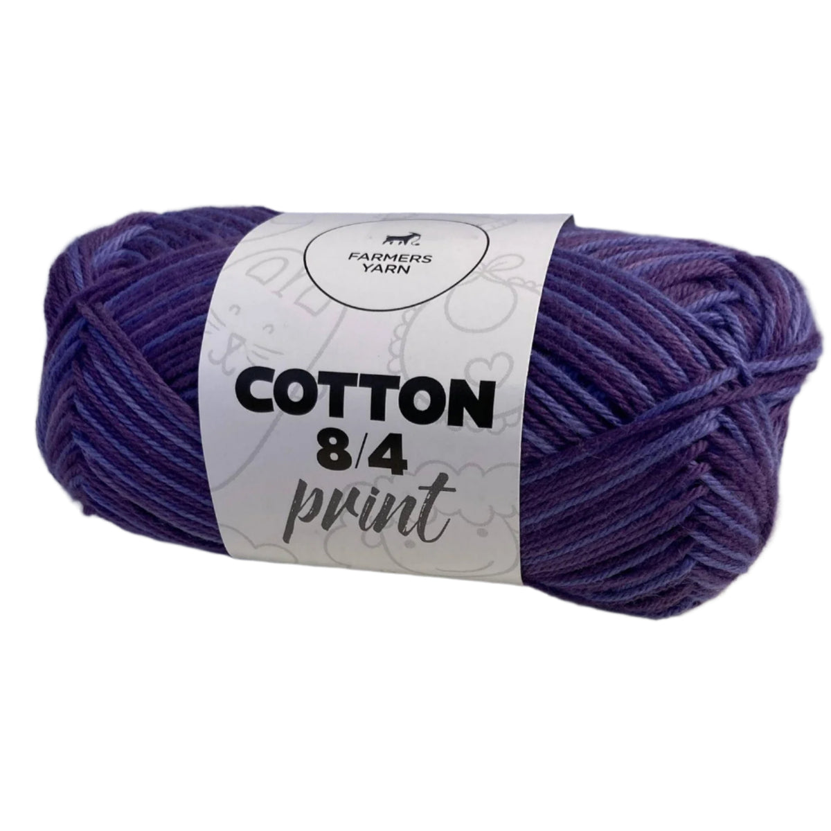Cotton yarn Farmers Yarn print 8/4 50 g. color 09