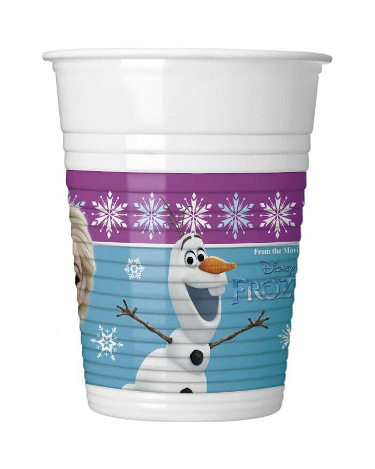 Plastic mug Frozen 200 ml - 8 pcs