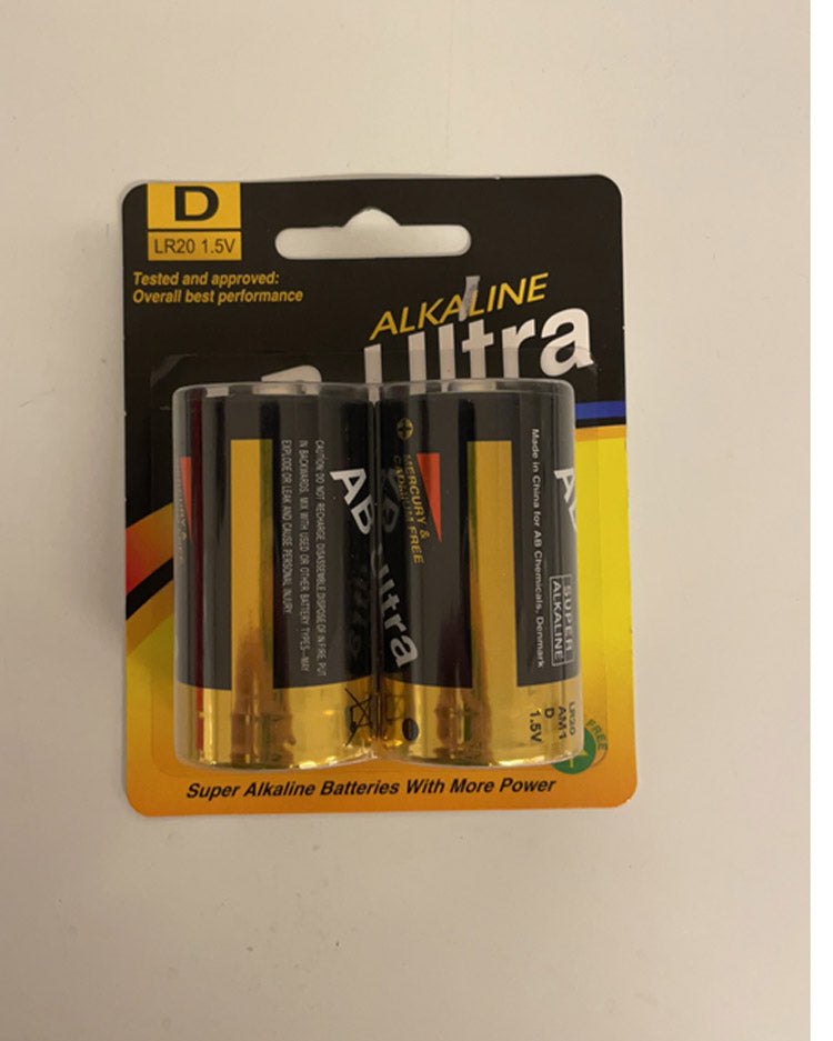Batteri D/R20 2 stk Ultra