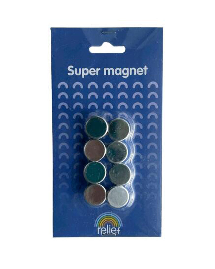 Supermagneter 8 stk Ø10mm