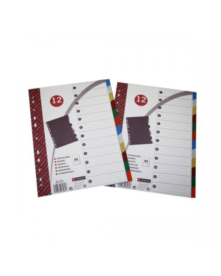Tab A4 1-12 1 pack