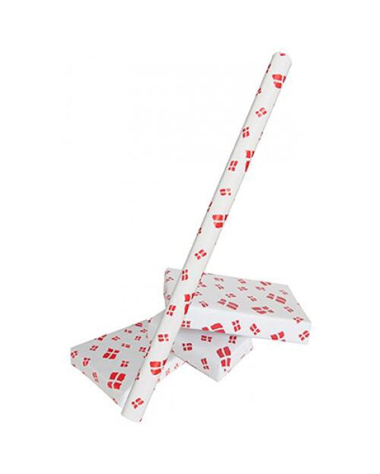 Gavepapir 300x70cm Med flag