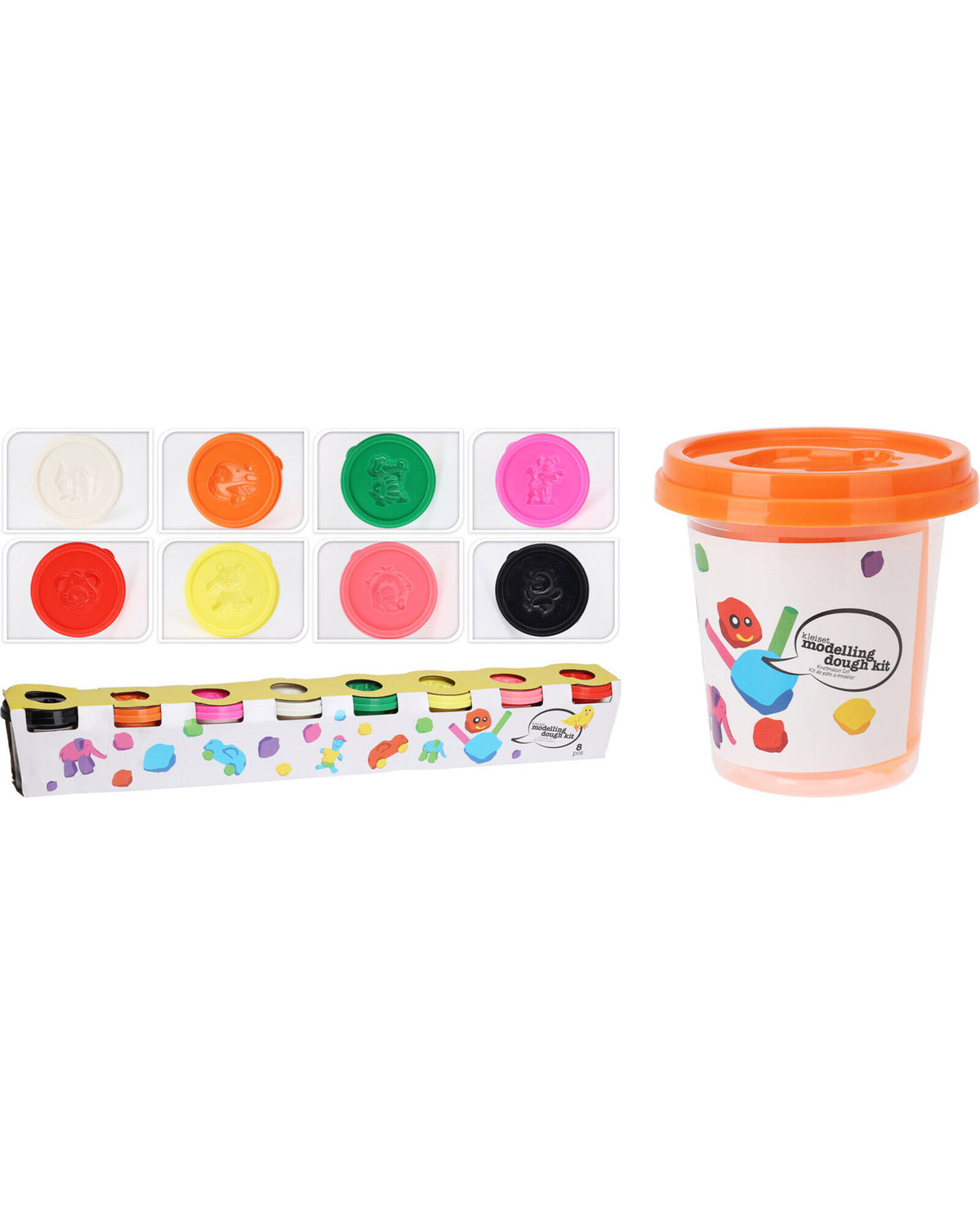 Modelling clay 8 colours