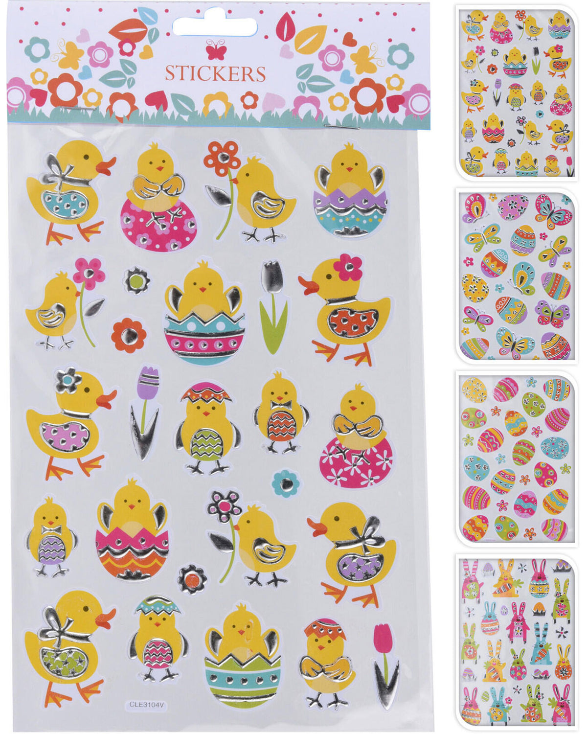 Stickers with Easter motifs