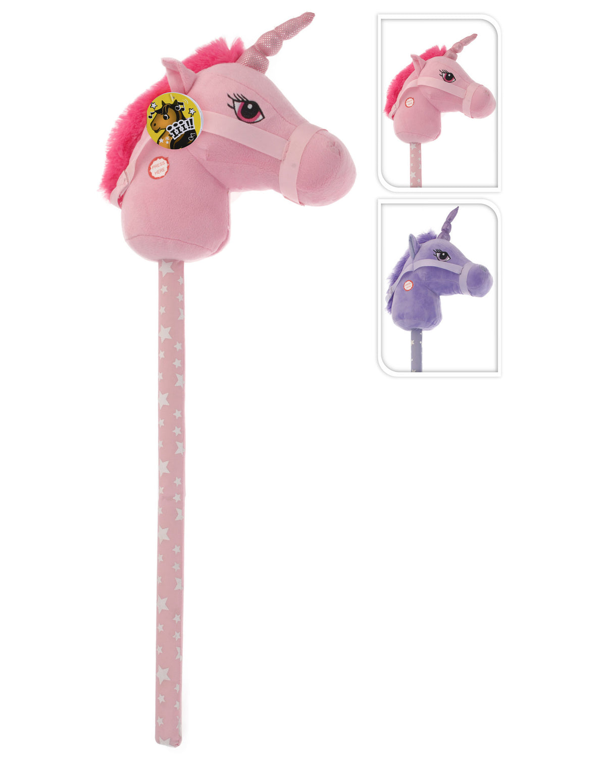 Horse on a stick 68 cm 1 pc.