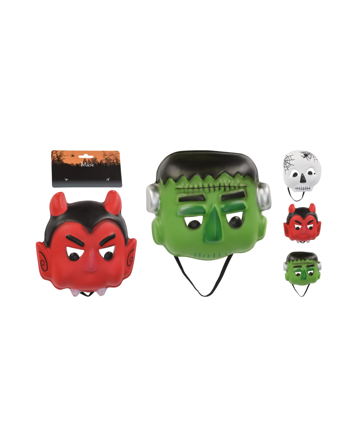 Maske halloween 1 stk