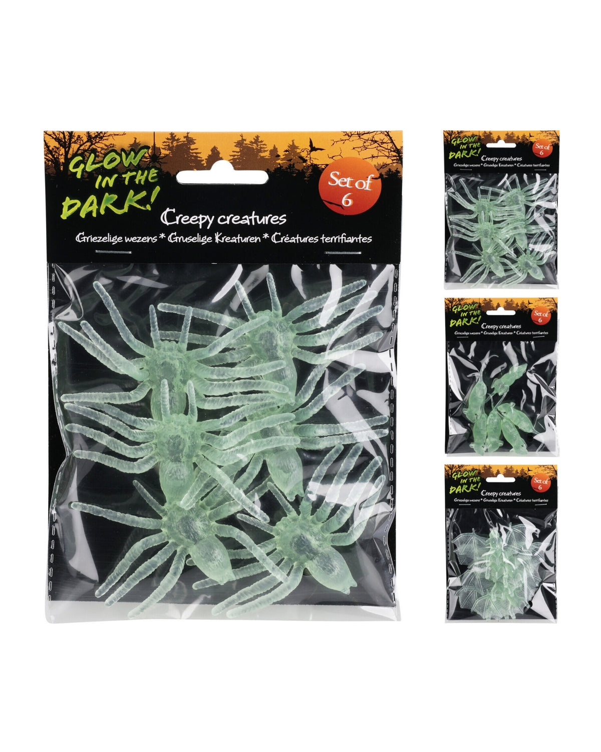 Glow in the dark creeper 6 pieces