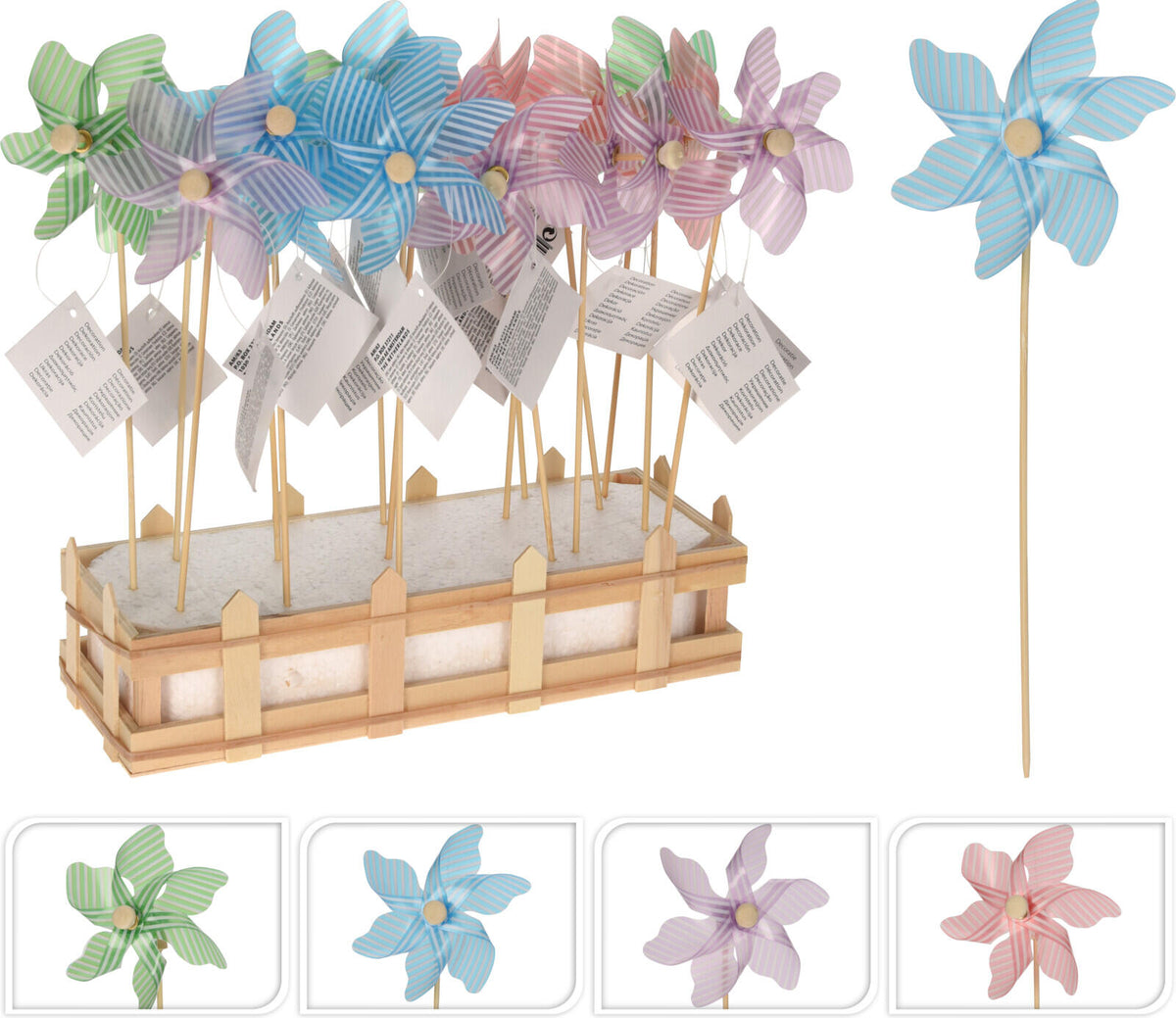 Windmill 85x240mm - transparent 1 pc.