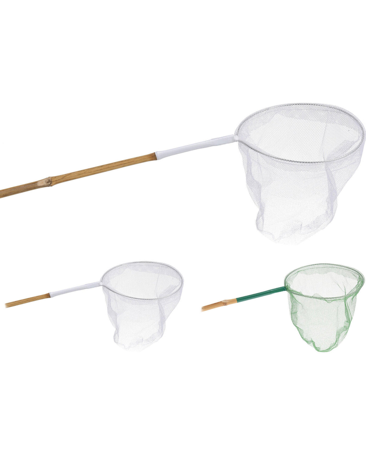 Fishing net 110cm in bamboo