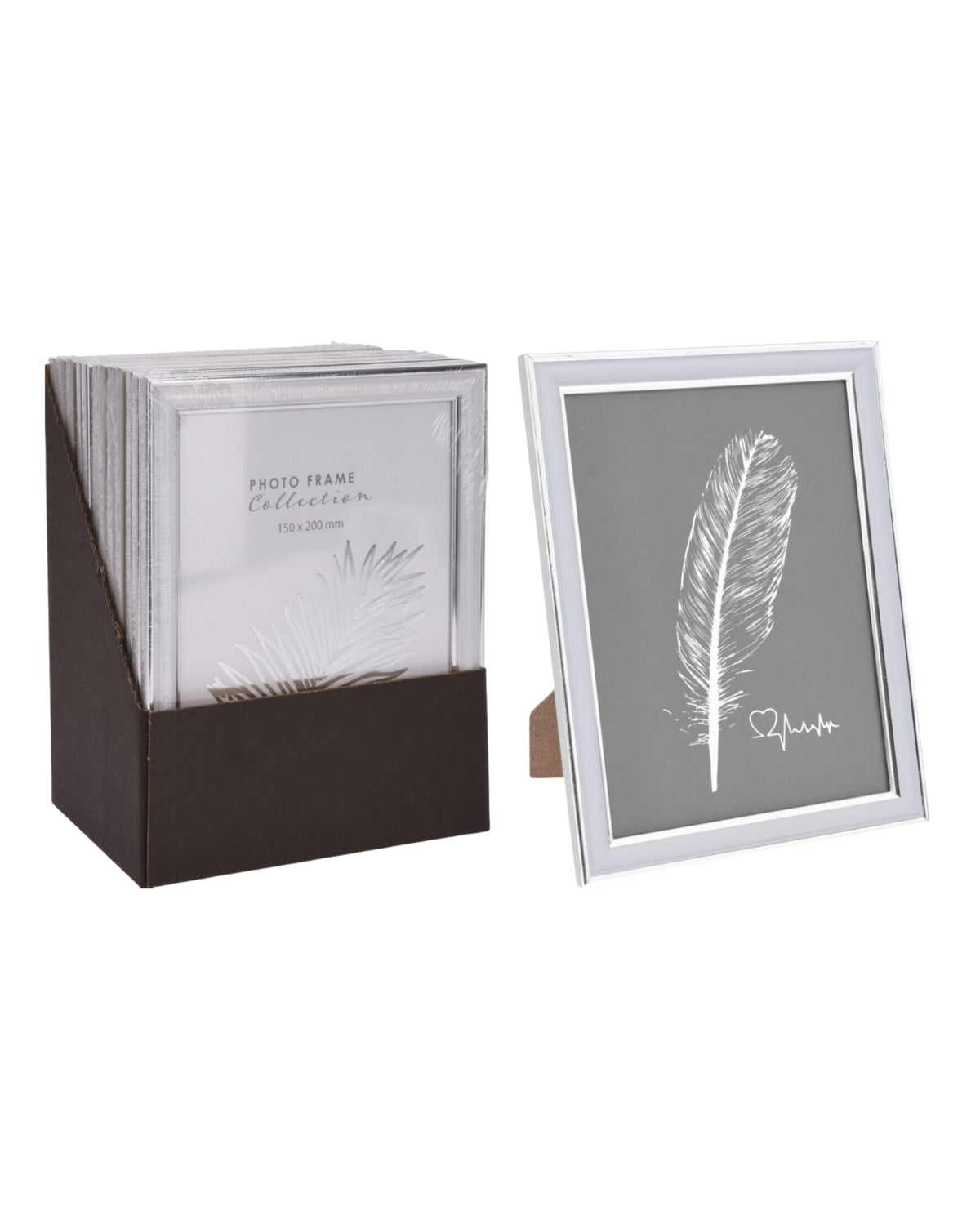Ramme 17x22cm silver