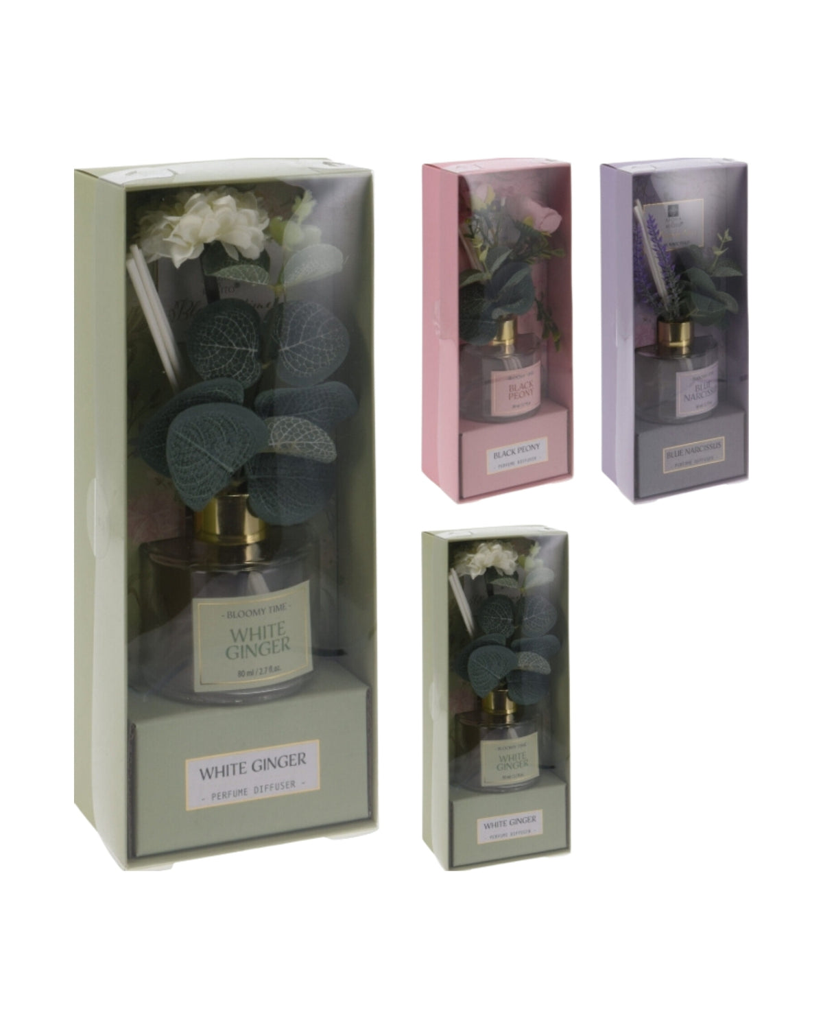 Fragrance sticks with 80ml fragrance liquid and flower1pc