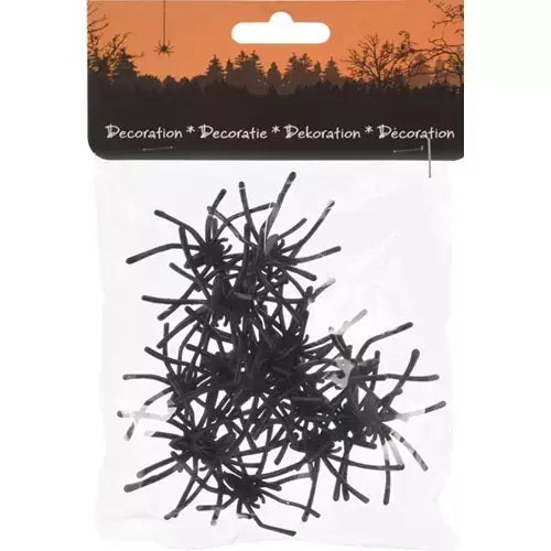 Spiders for decoration 20pcs