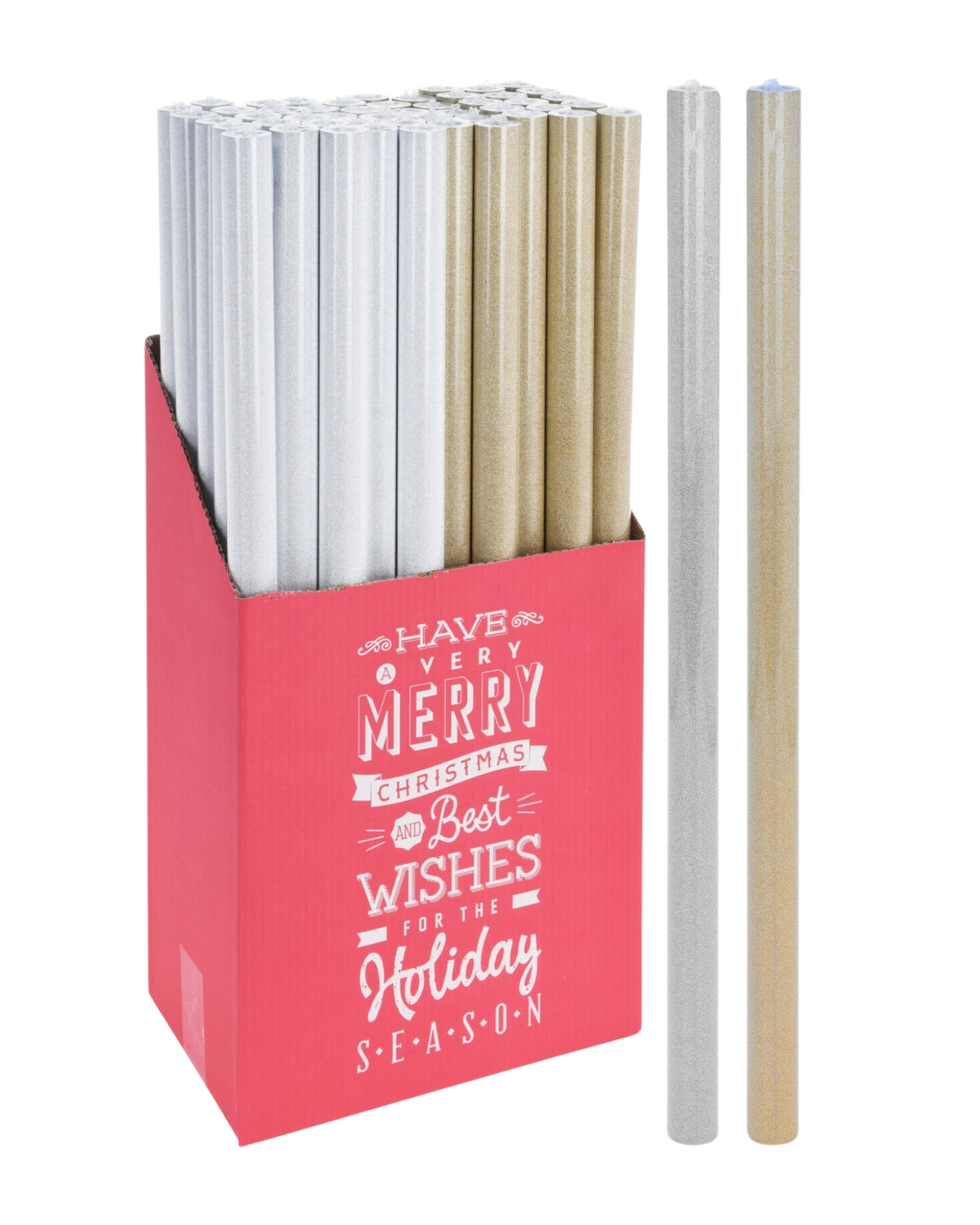 Gift wrap gold or silver 1 roll