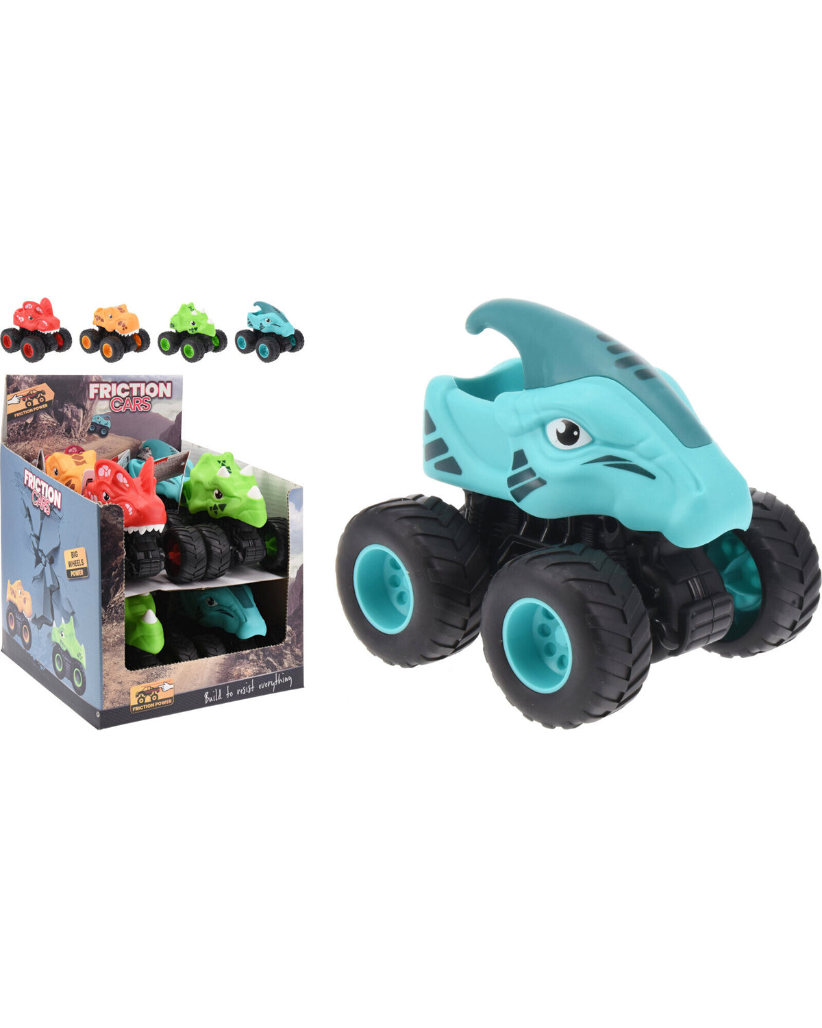 Car with friction 11cm 1pc
