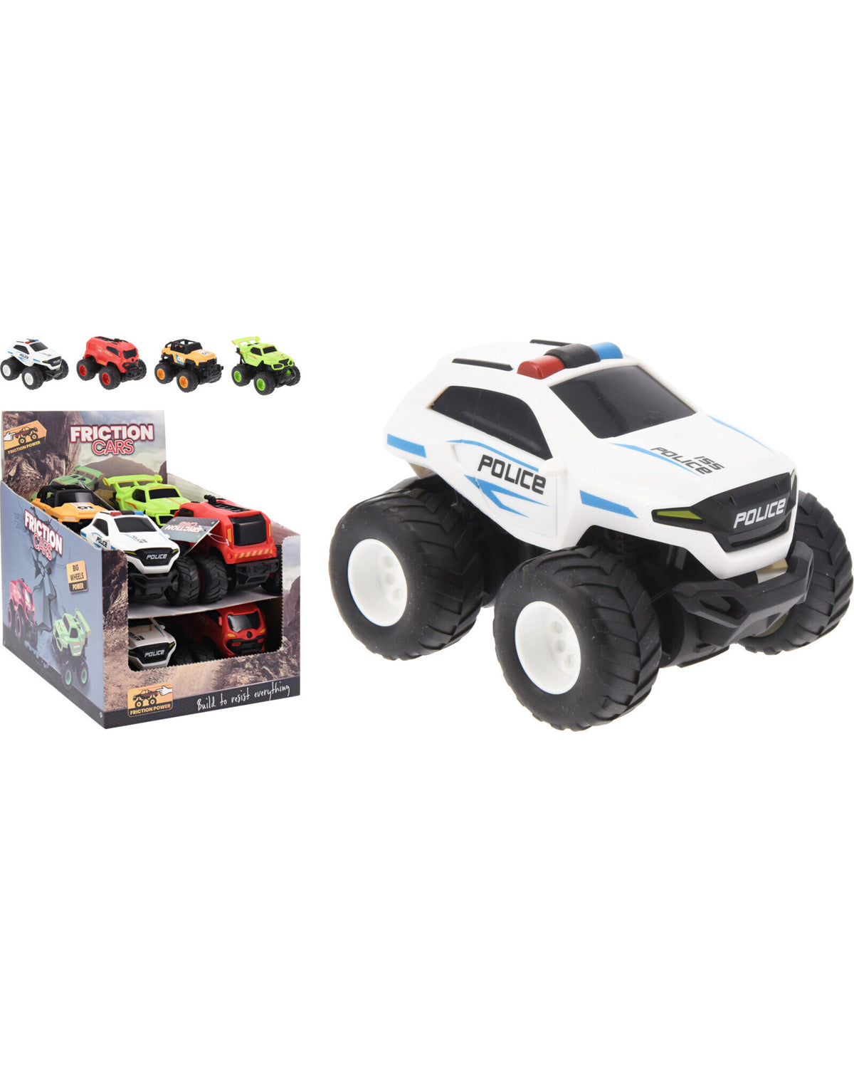 Car with friction 12cm