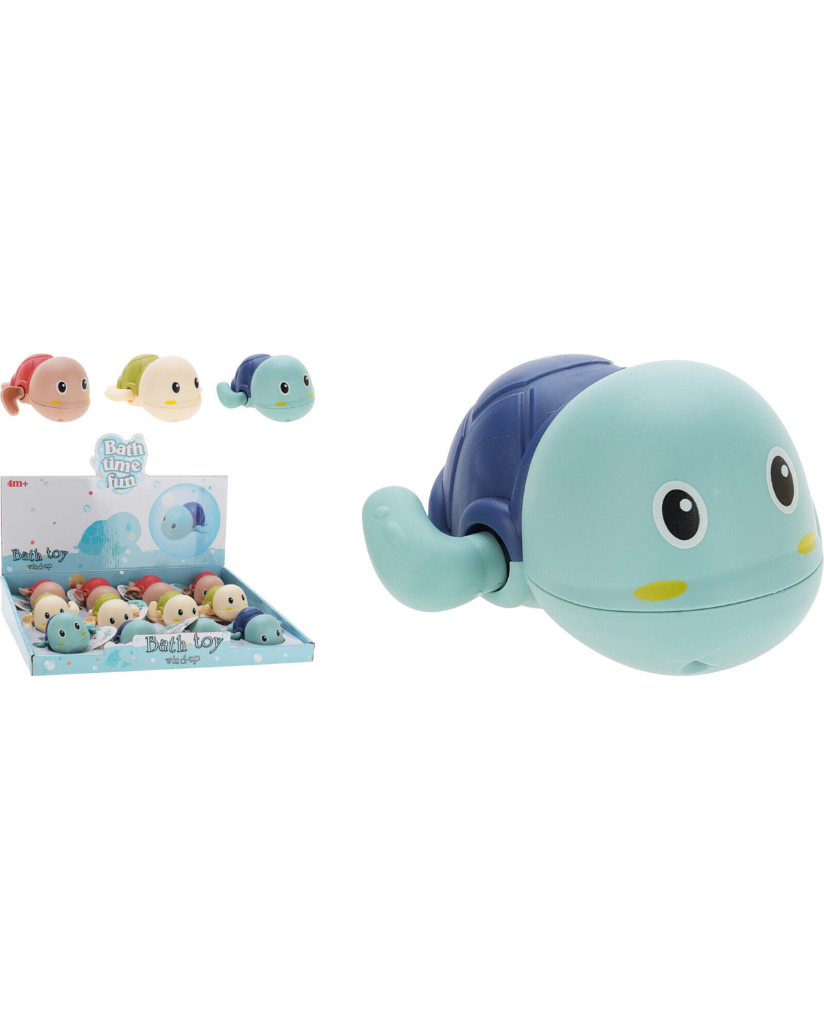 Sea animals for the bathtub with pull-up 1 piece