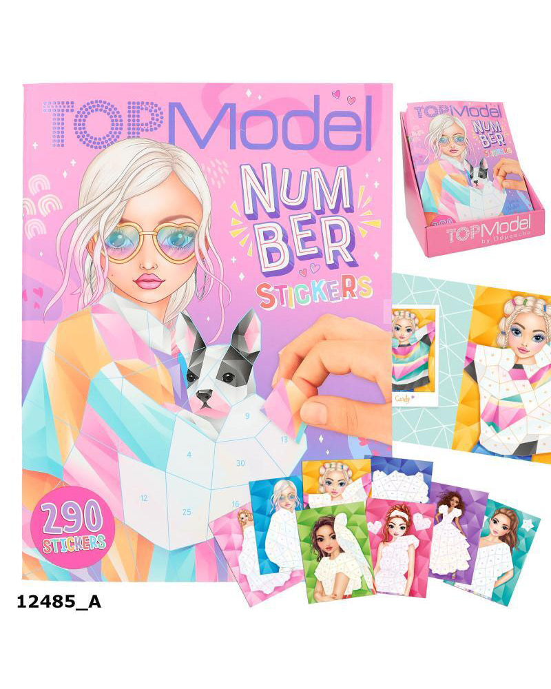 TOPModel Number Sticker Book