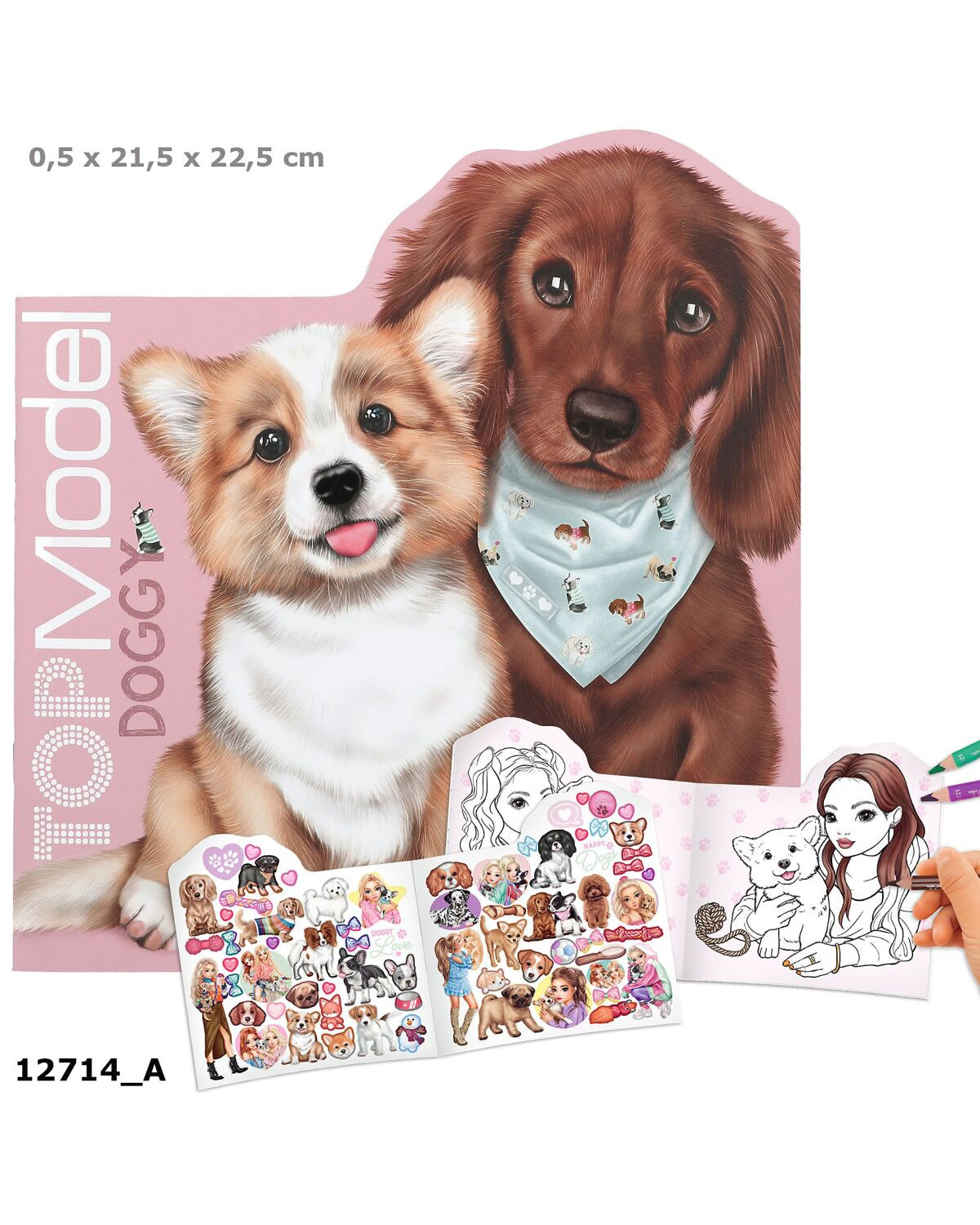 TOPModel Coloring Book Dogs DOGGY