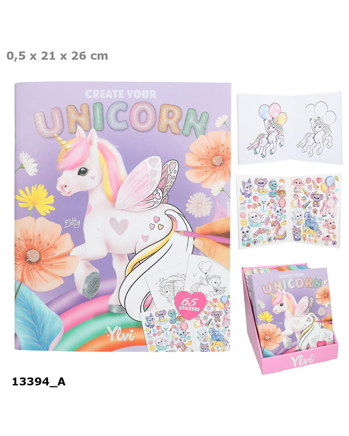 Ylvi Unicorn Coloring Book