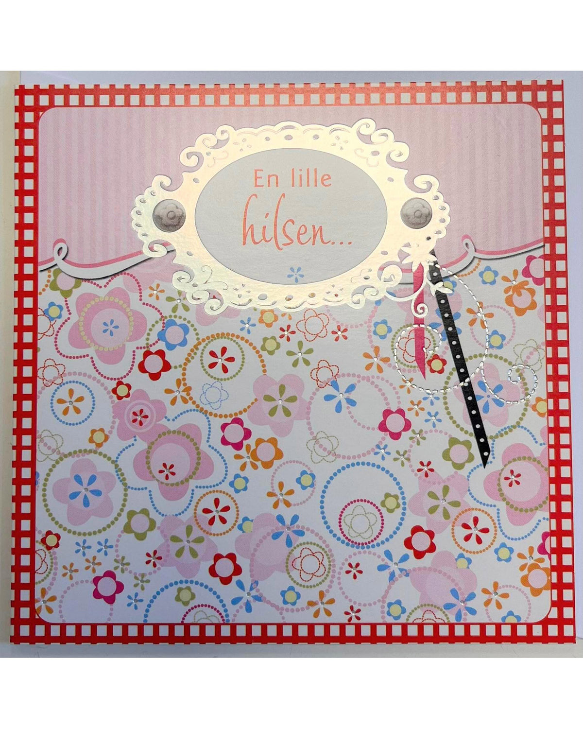 Card double with envelope 12x12cm - A little greeting