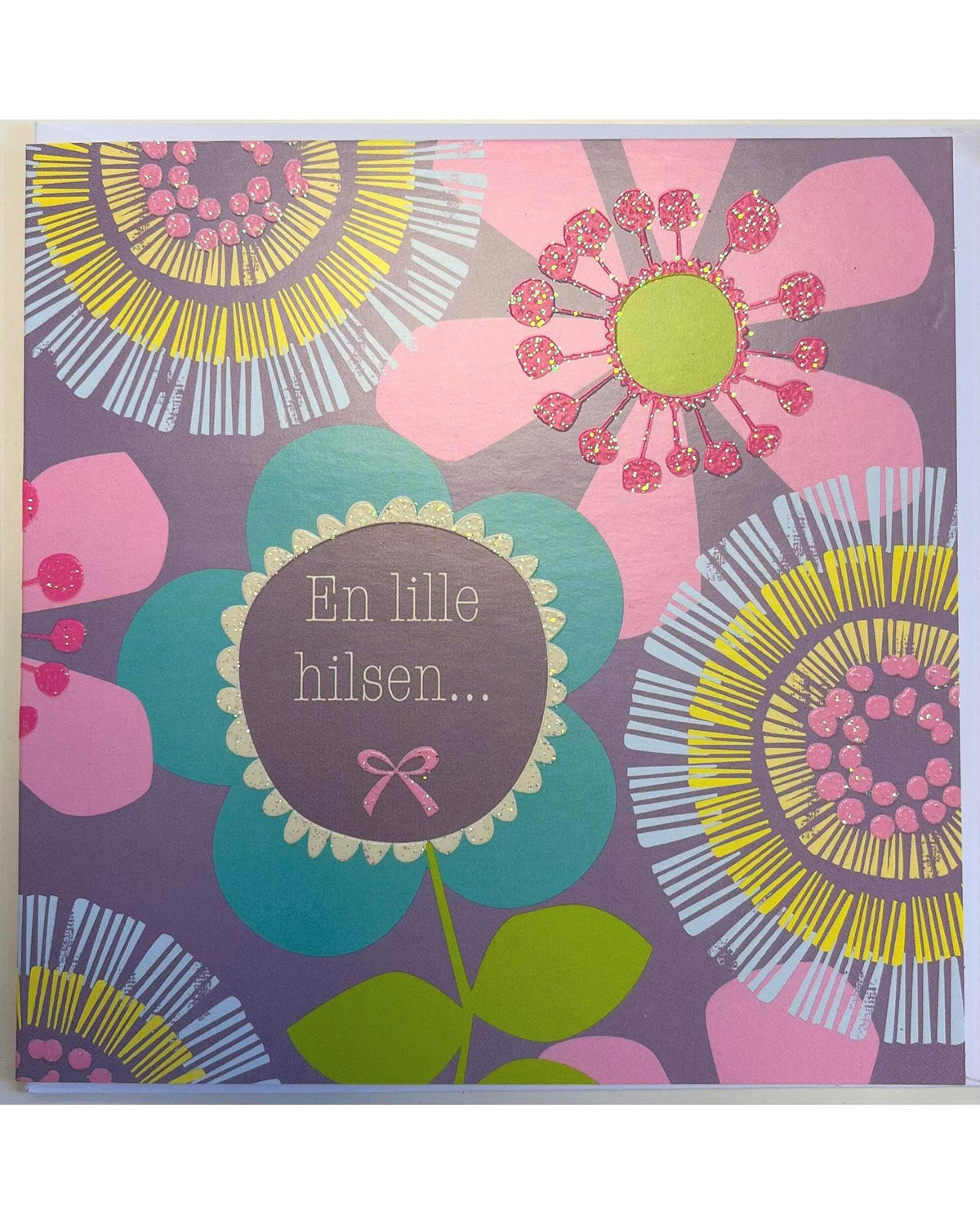 Card double with envelope 12x12cm - A little greeting