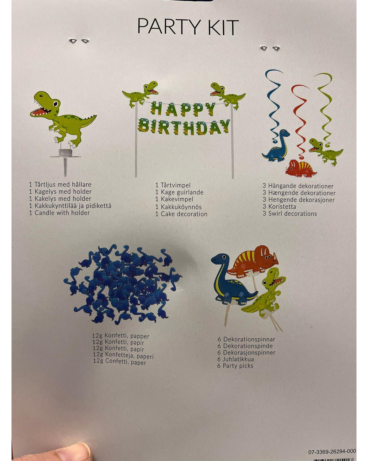 Party Kit Dinosaur