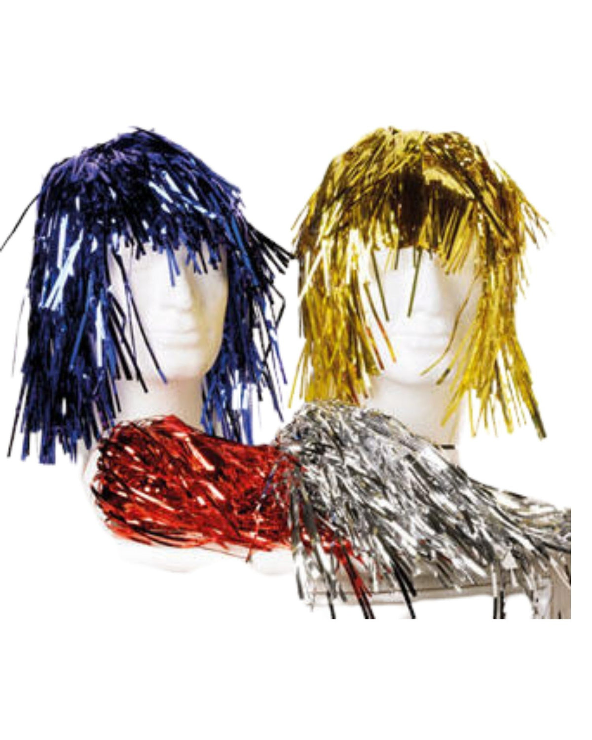 Glitter paryk – 4 ASS.
