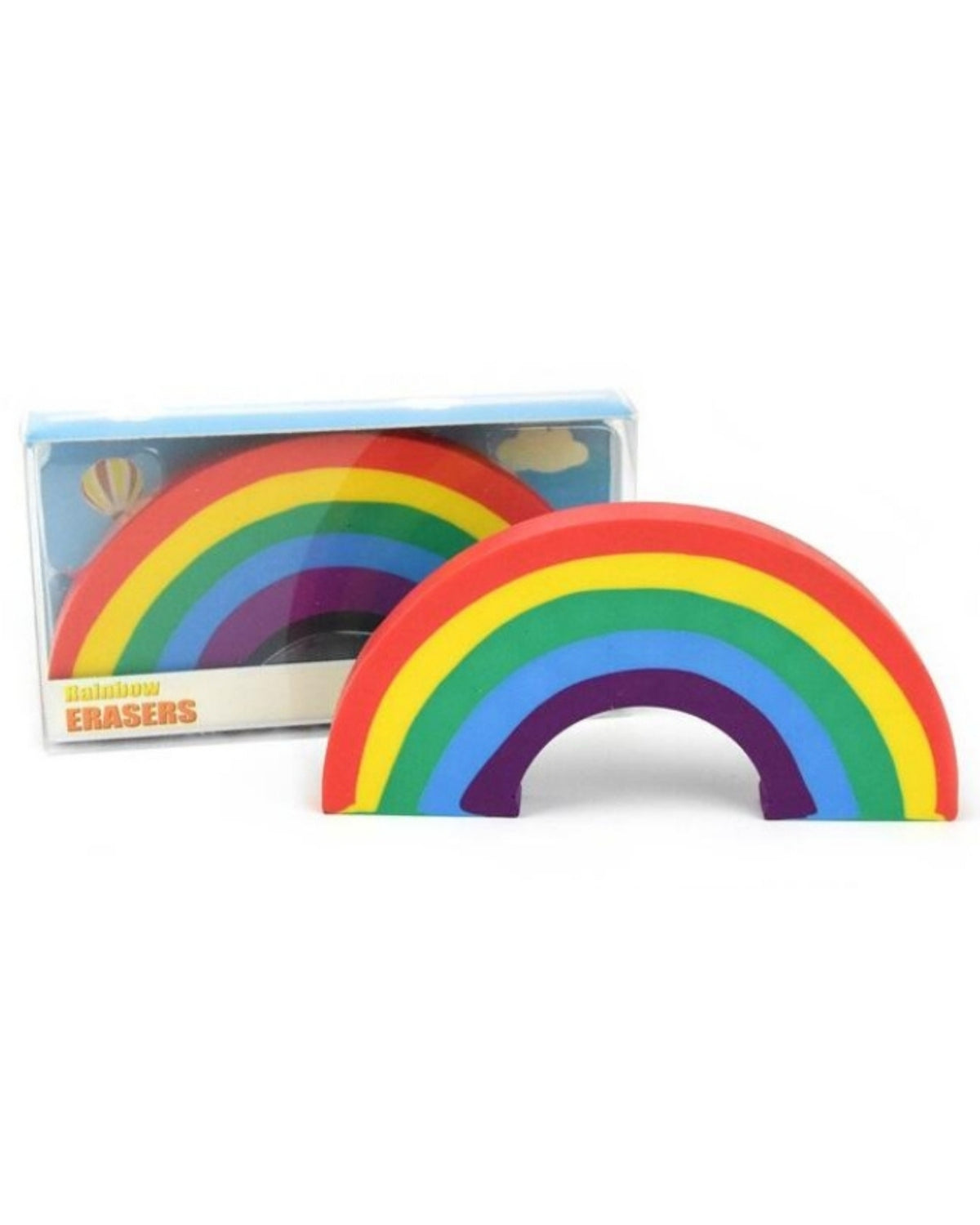 Eraser rainbow 8x3cm