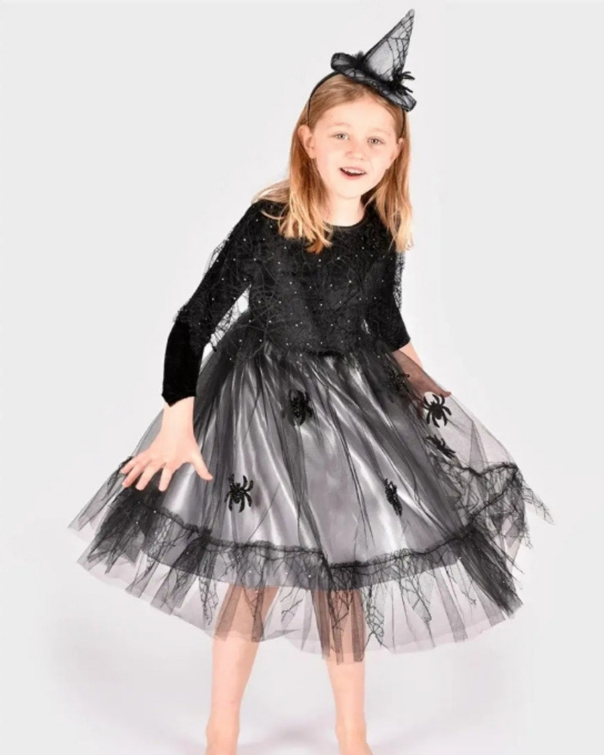 Witch dress with accessories 122-128cm