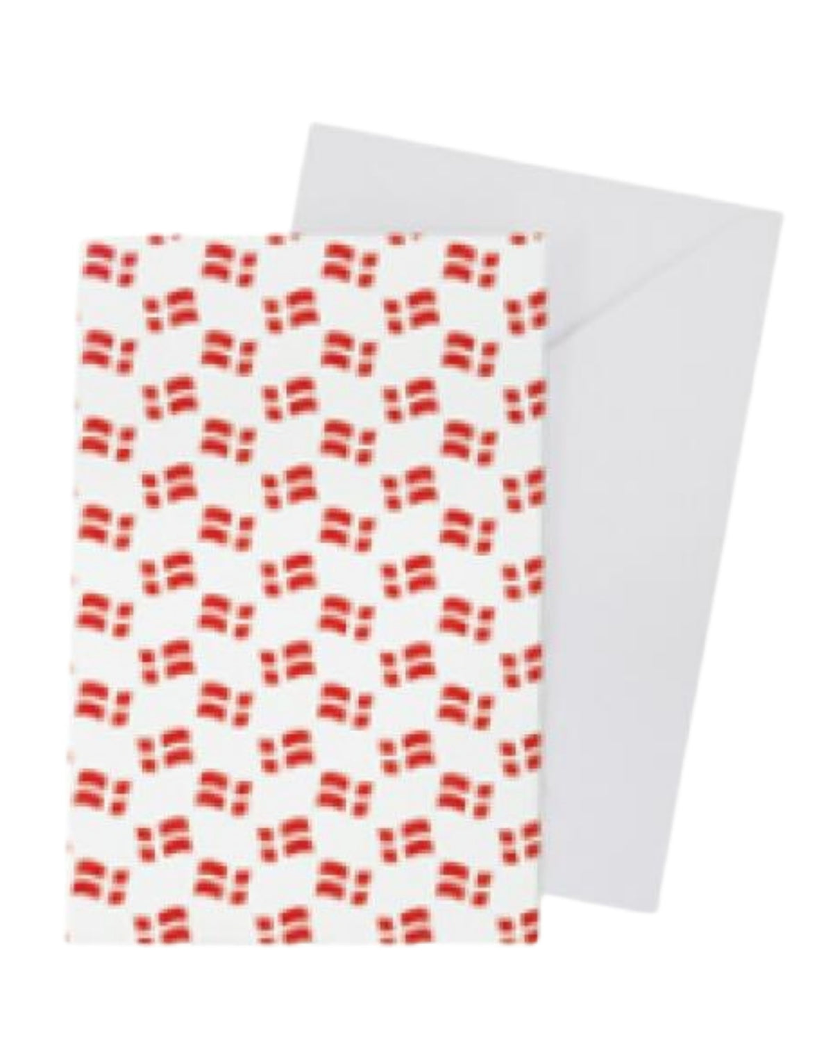 Card with flag and envelope