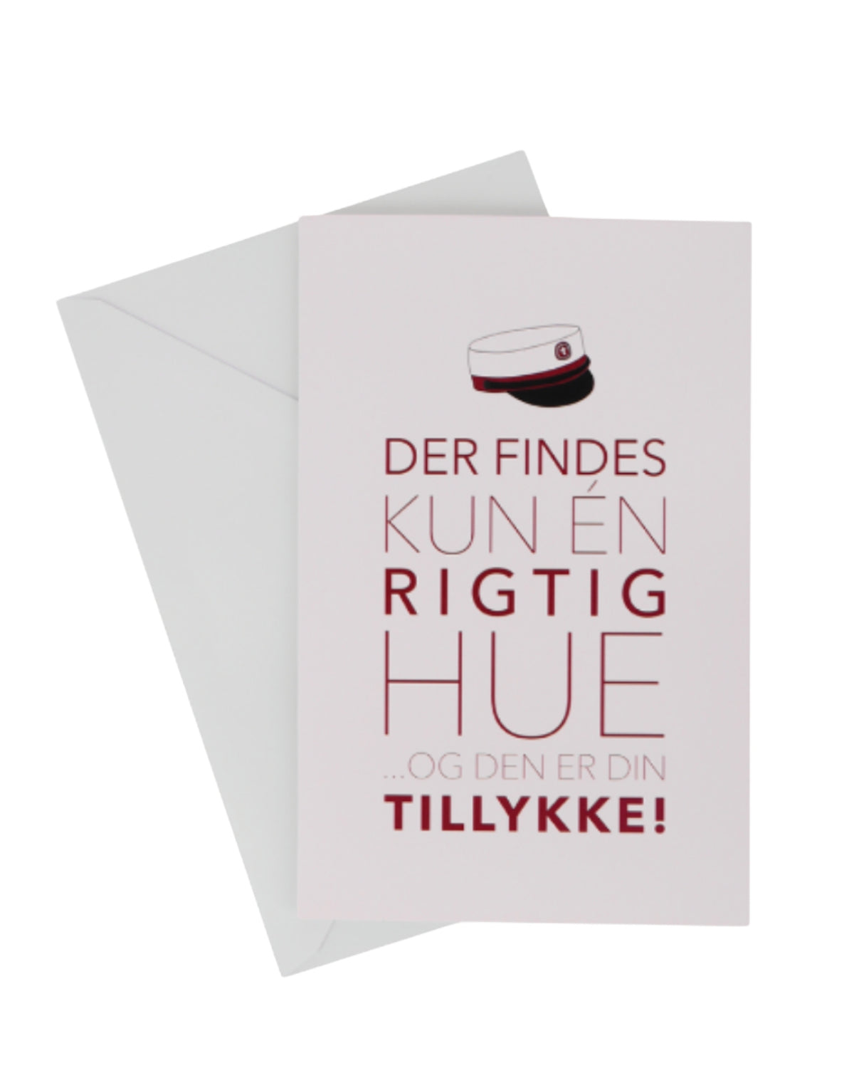 Student card with envelope 11x17cm - Red hat