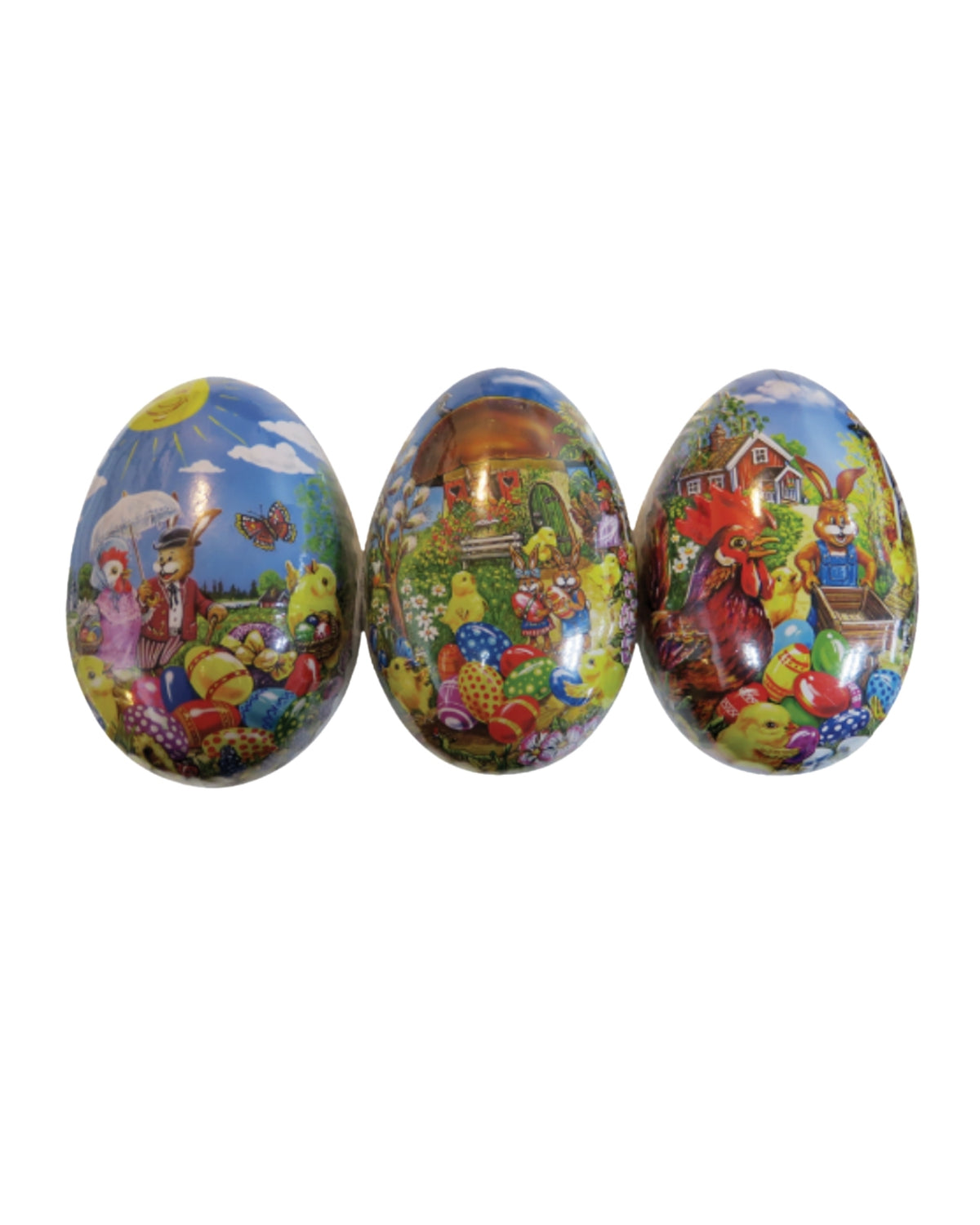 Easter egg in cardboard 12cm 1pc