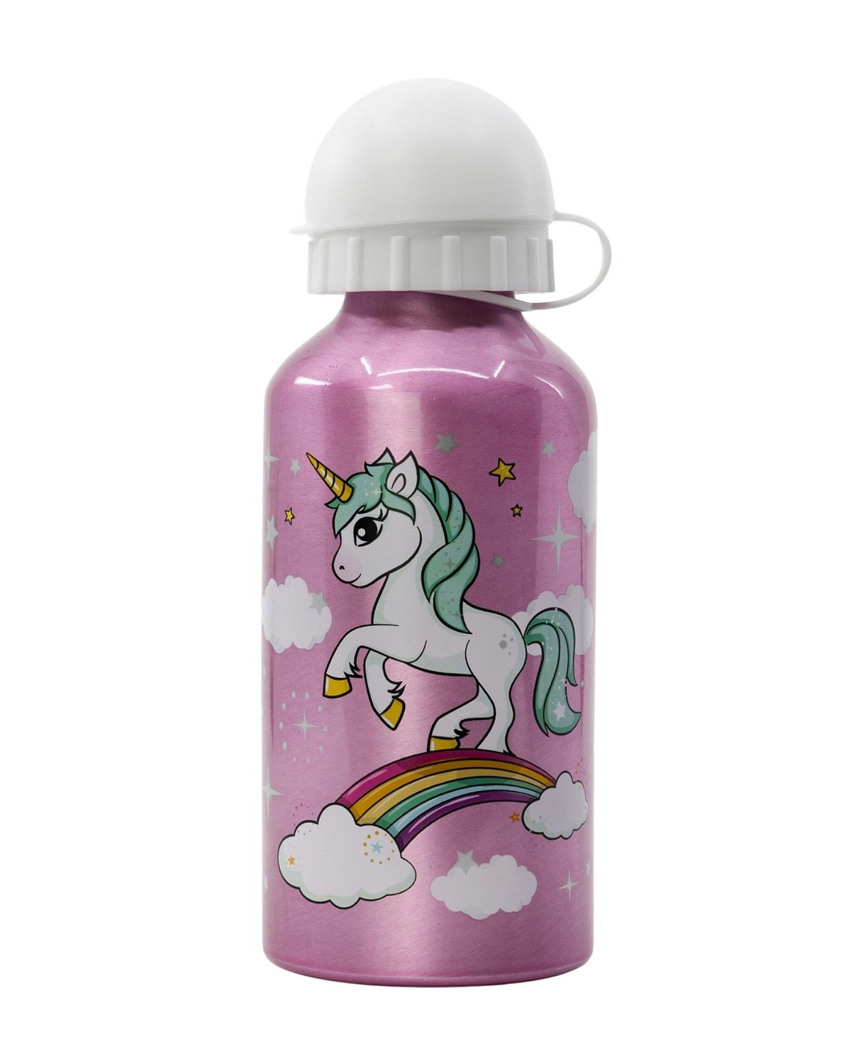 Unicorn aluminum drinking bottle, 400ml